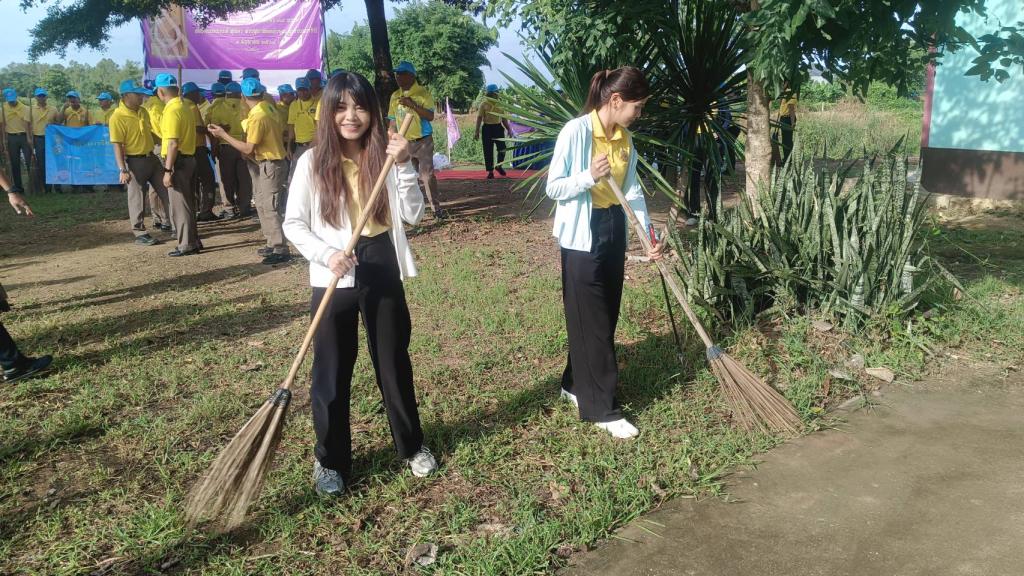 จิตอาสาบำเพ็ญสาธารณประโยชน์ เนื่องในโอกาสวันเฉลิมพระชนมพรรษา สมเด็อพระนางเจ้าสุทิดา พัชรสุธาพิมลลักษณ พระบรมราชินี 3 มีถุนายน 2568