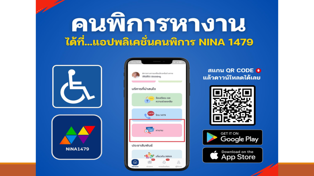 Nina1479 ชุมชนออนไลน์ เพื่อนคนพิการ และครอบครัว