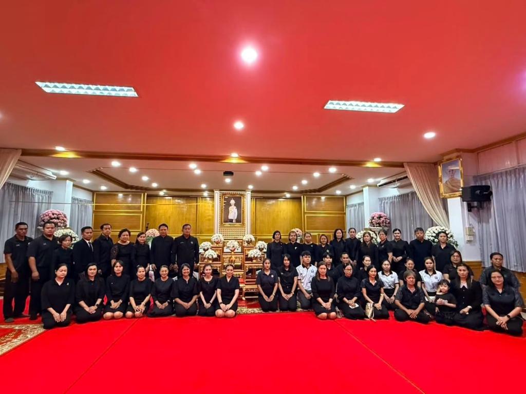 DIPROM CENTER 3 ร่วมพิธีบำเพ็ญกุศลสวดพระอภิธรรม อุทิศถวายพระกุศล แด่สมเด็จพระเจ้าลูกเธอ เจ้าฟ้าพัชรกิติยาภา นเรนทิราเทพยวดี กรมหลวงราชสาริณีสิริพัชร มหาวัชรราชธิดา