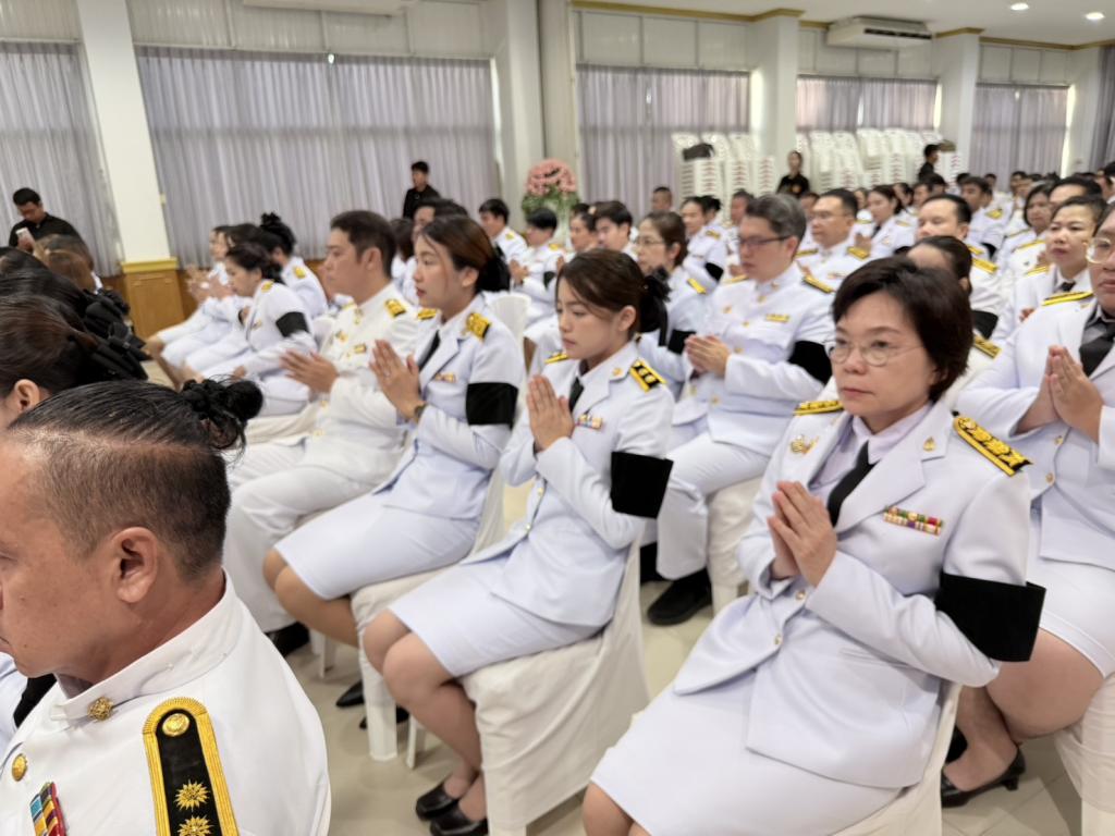 DIPROM CENTER 3 เข้าร่วมพิธีบำเพ็ญกุศลปัณรสมวาร (ครบ 15 วัน) อุทิศถวายเป็นพระกุศลแด่สมเด็จพระเจ้าลูกเธอ เจ้าฟ้าพัชรกิติยาภา นเรนทิราเทพยวดี กรมหลวงราชสาริณีสิริพัชร มหาวัชรราชธิดา
