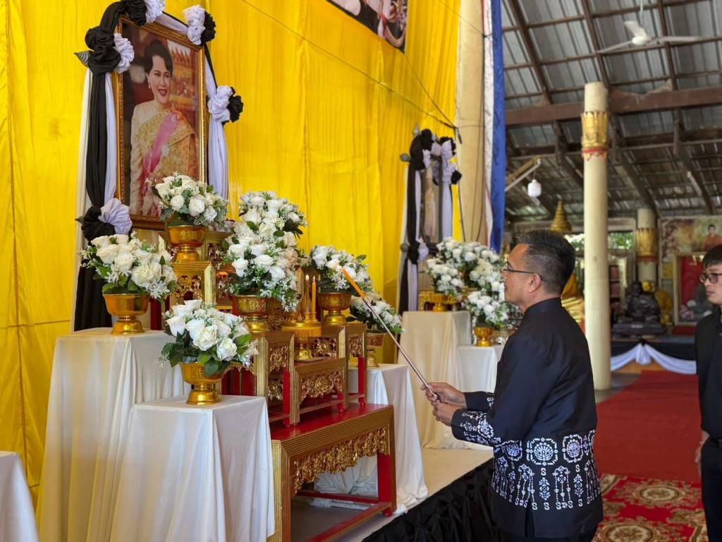 DIPROM CENTER 3 เข้าร่วมพิธีสวดพระพุทธมนต์และเจริญจิตตภาวนาอุทิศถวายพระราชกุศลฯ