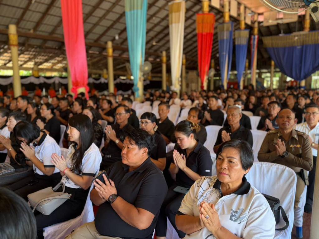 DIPROM CENTER 3 เข้าร่วมพิธีสวดพระพุทธมนต์และเจริญจิตตภาวนาอุทิศถวายพระราชกุศลฯ