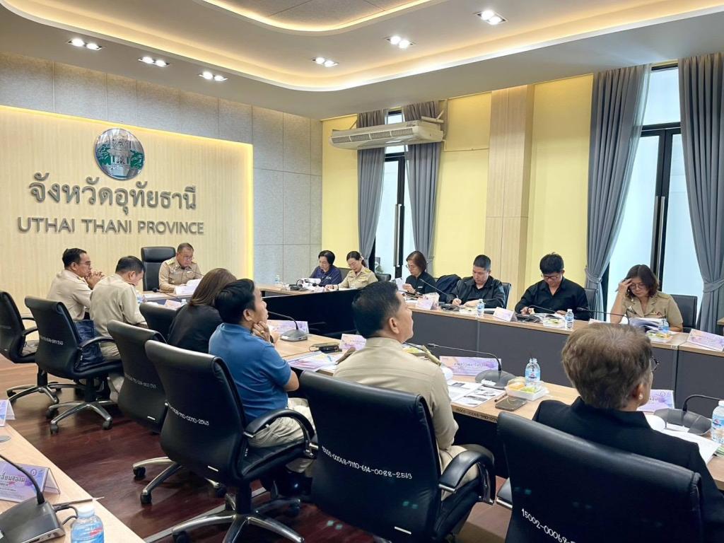 DIPROM CENTER 3 ร่วมประชุมคณะอนุกรรมการบริหารกองทุนพัฒนาเอสเอ็มอีตามแนวประชารัฐ ประจำจังหวัดอุทัยธานี ครั้งที่ 1/2569