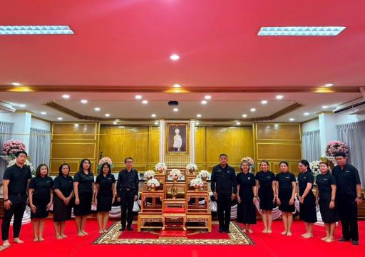 DIPROM CENTER 3 ร่วมพิธีบำเพ็ญกุศลสวดพระอภิธรรม อุทิศถวายพระกุศล แด่สมเด็จพระเจ้าลูกเธอ เจ้าฟ้าพัชรกิติยาภา นเรนทิราเทพยวดี กรมหลวงราชสาริณีสิริพัชร มหาวัชรราชธิดา