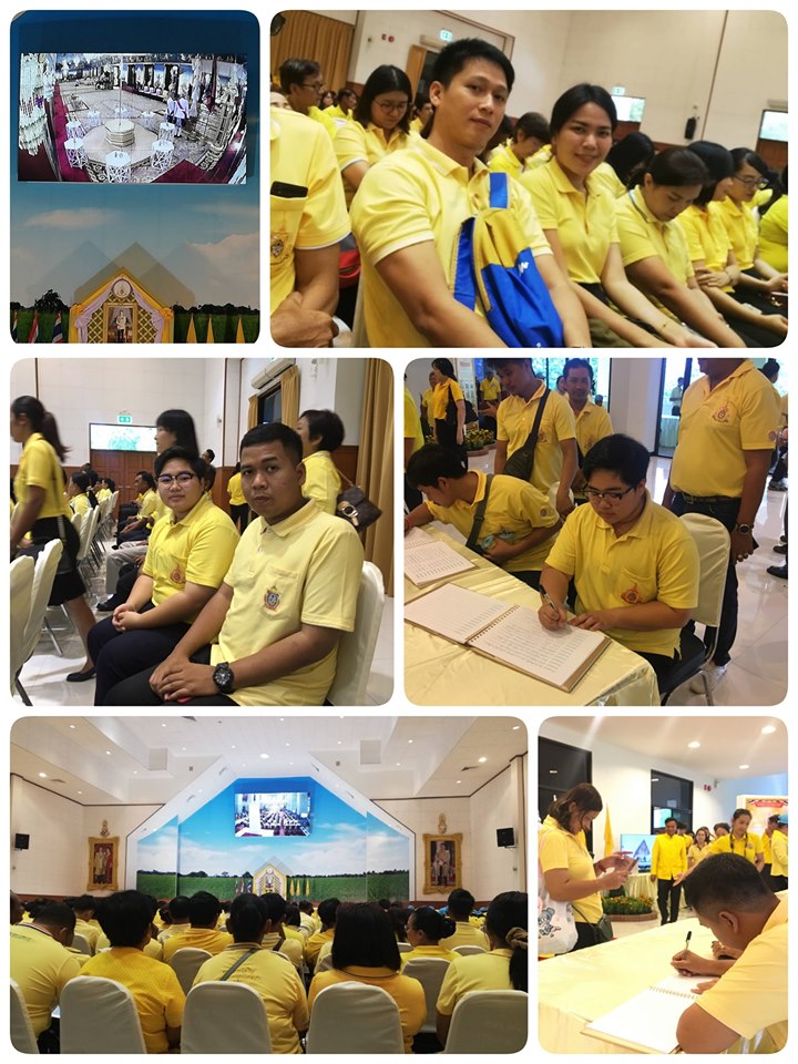 รับชมการถ่ายทอดสดพระราชพิธีบรมราชาภิเษก ทางโทรทัศน์รวมการเฉพาะกิจแห่งประเทศไทย  การจัดกิจกรรมในช่วงพระราชพิธีบรมราชาภิเษก